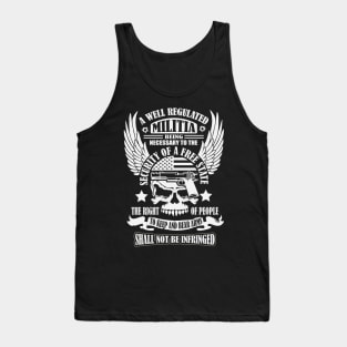 2nd Amendment Right To Keep And Bear Arms Tank Top